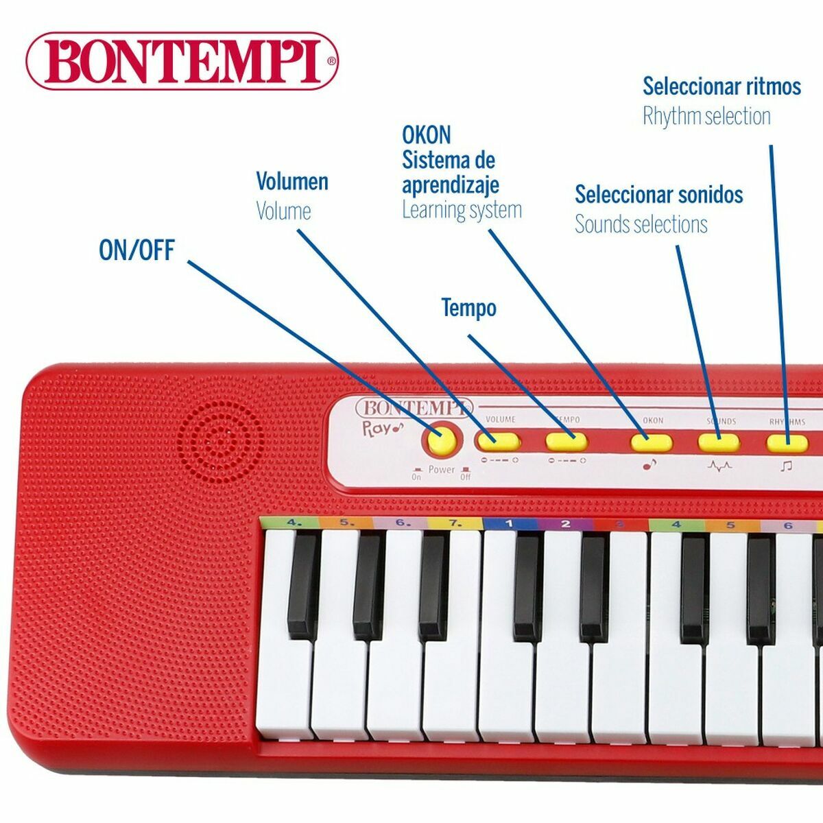 Lekepiano Colorbaby